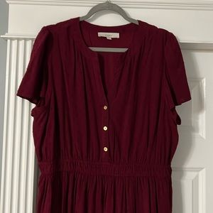 Loft dress. Short sleeves. XXL